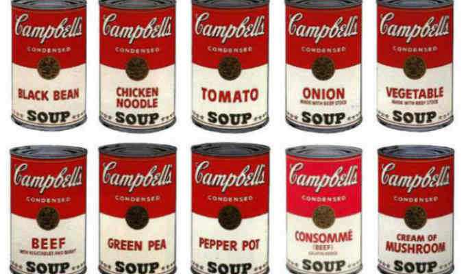 Warhol Campbell Soup